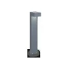 Ideallux Gadebelysning > Ideal Lux Sirio vejlampe, antracit, aluminium, højde 60 cm