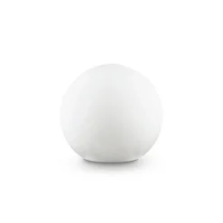 Udendørs Spot ^ Ideallux Ideal Lux Sole lampe med jordspyd, hvid, plast, Ø 30 cm