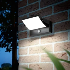 Ideallux Væglampe Med Sensor|Væglamper > Ideal Lux udendørs LED-væglampe Swipe Sensor, antracit, IP54