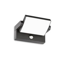 Ideallux Væglampe Med Sensor|Væglamper > Ideal Lux udendørs LED-væglampe Swipe Sensor, antracit, IP54