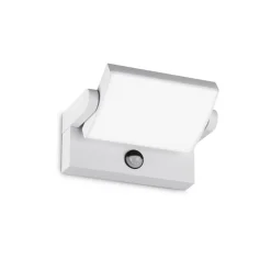 Væglampe Med Sensor ^ Ideallux Ideal Lux udendørs LED-væglampe Swipe Sensor, hvid, IP54