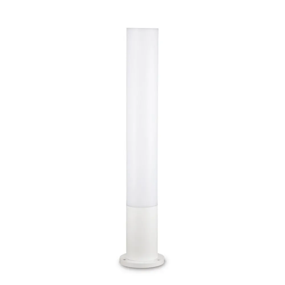 Ideallux Gadebelysning > Ideal Lux vejlampe Edo round, hvid, GX53