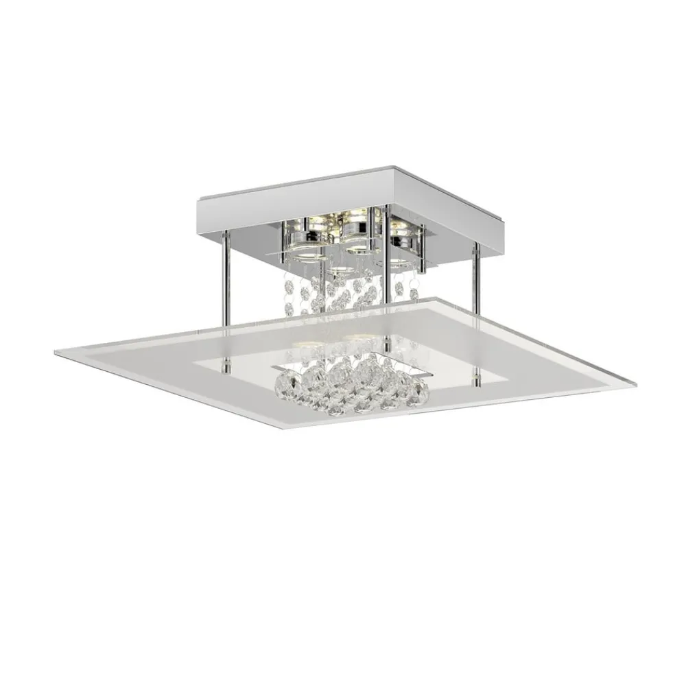 Loftlamper ^ Lindby Iøjnefaldende LED-loftslampe Lisandra