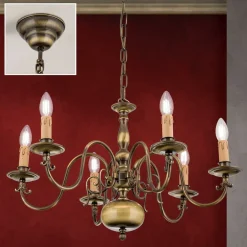 ORION Lysekroner > IMKE lysekrone i flamsk stil