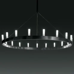 Fontana Arte Lysekroner > Imponerende Chandelier lysekrone, sort