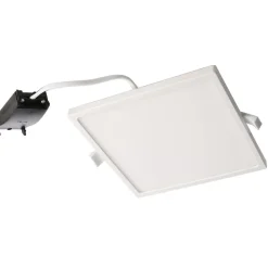 Indbygningsspots ^ Deko-Light Indbygget loftlampe med LED Alya hvid 18x18cm 2.700 K