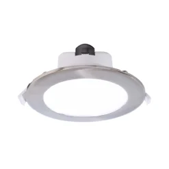 Deko-Light Indbygningsspots > Indbygget loftlampe med LED Acrux, Ø 17 cm, sølvfarvet mat, CCT