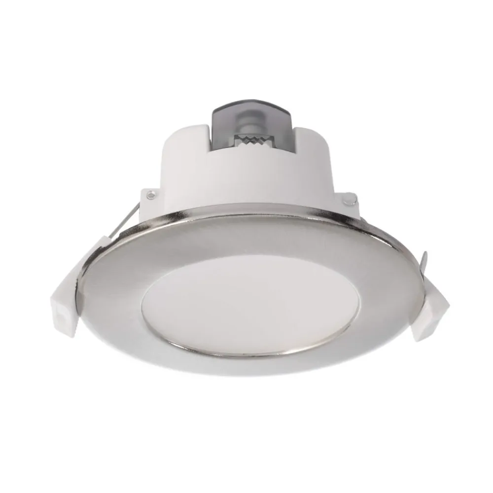 Deko-Light Indbygningsspots > Indbygget loftlampe med LED Acrux, Ø 10 cm, sølvfarvet mat, CCT