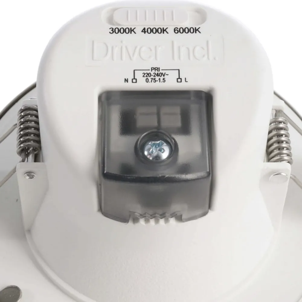 Deko-Light Indbygningsspots > Indbygget loftlampe med LED Acrux, Ø 10 cm, sølvfarvet mat, CCT