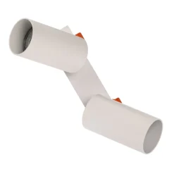 Indbygningsspots ^ Nowodvorski Lighting Indbygget loftspot Mono Surface II, 2 lyskilder, hvid, GU10