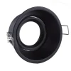 Indbygningsspots ^ Searchlight Indbygningslampe Slim Trim, sort, Ø 9,4 cm, IP20, aluminium, GU10