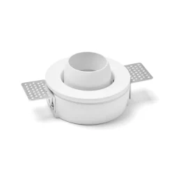 TECNICO by Sforzin Indbygningsspots > Indbygningsspot Lelanto, hvid, gips, Ø 10 cm, GU10