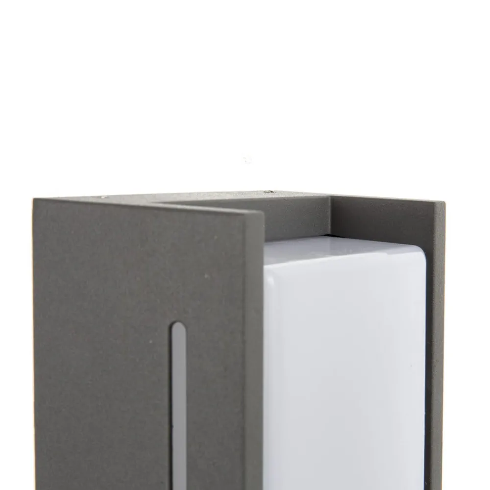 Væglamper ^ Trio Lighting Indus udendørs LED-væglampe, antracit