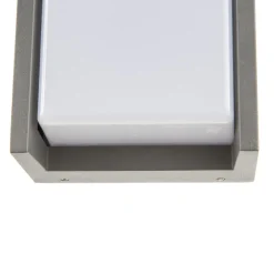 Væglamper ^ Trio Lighting Indus udendørs LED-væglampe, antracit