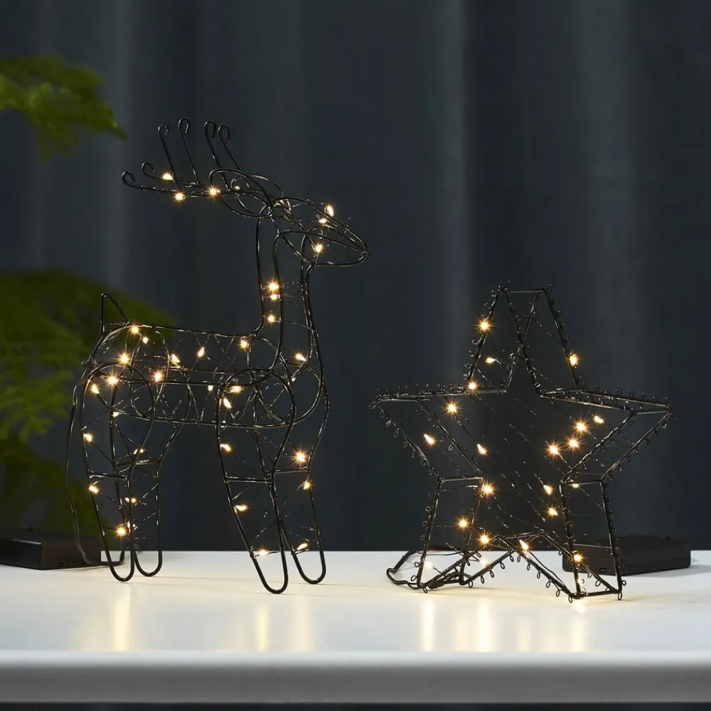 STAR TRADING Dekorationsbelysning|Julepynt > Indy LED-figur til indendørs brug