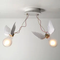 Ingo Maurer Loftlamper > Lucellino Doppio LED-loftlampe, 2 lk
