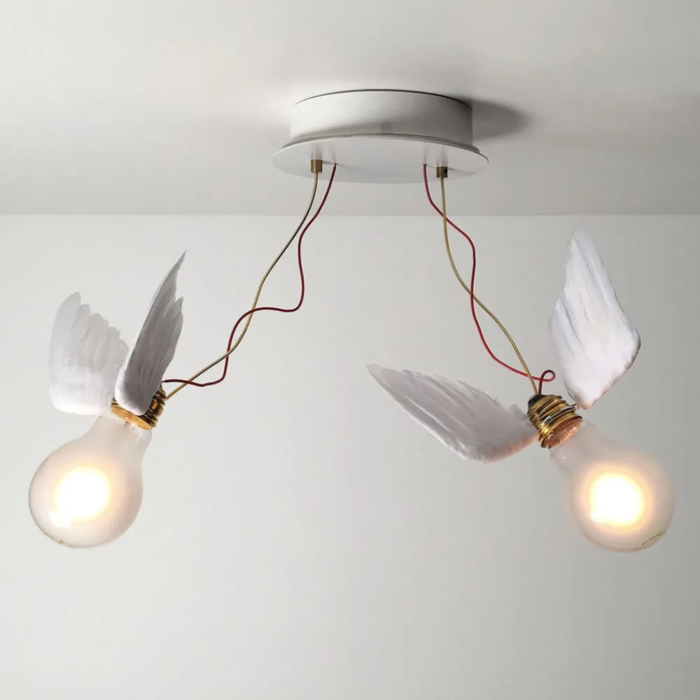 Ingo Maurer Loftlamper > Lucellino Doppio LED-loftlampe, 2 lk