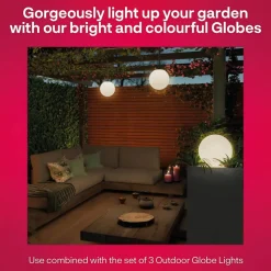 Dekorationsbelysning ^ Innr Lighting Innr Smart Outdoor Globe Colour LED-kugle, indsats