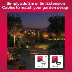 Dekorationsbelysning ^ Innr Lighting Innr Smart Outdoor Globe Colour LED-kugle, indsats