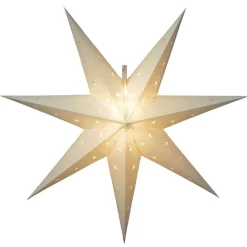 STAR TRADING Dekorationsbelysning|Julepynt > IP44 - dekostjerne Alice, inden- og udendørs, hvid