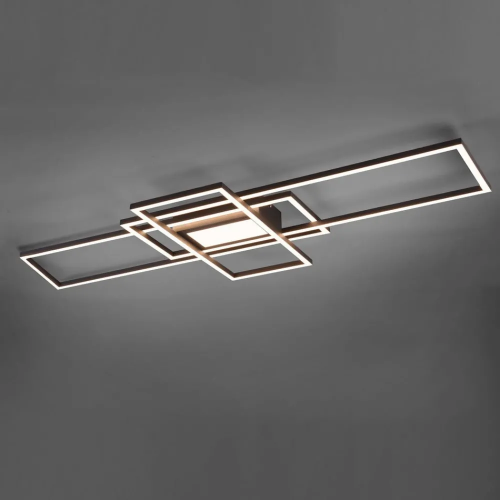 Gang|Loftlamper ^ Trio Lighting Irvine LED-loftslampe 3.000-6.500 K, antracit