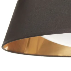 Reality Leuchten Loftlamper > I sort-guld – rund LED-loftlampe Ponts