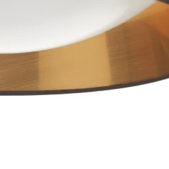 Reality Leuchten Loftlamper > I sort-guld – rund LED-loftlampe Ponts