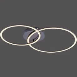 JUST LIGHT. GmbH Loftlamper > Ivanka LED-loftlampe, to ringe, sort