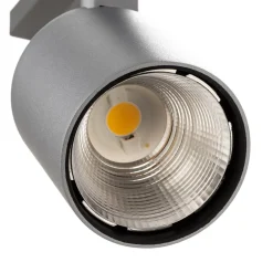 Ivela Skinnesystem > LED-skinnespot Perfetto Puro, 3-faset sølv 940
