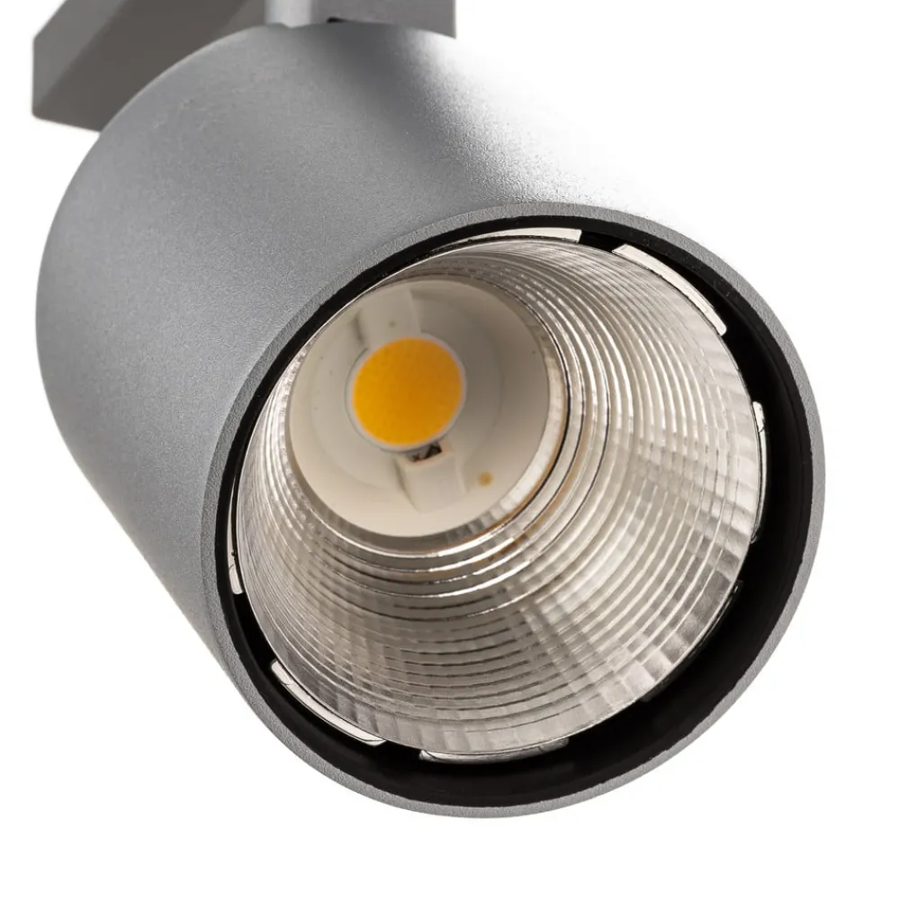 Ivela Skinnesystem > LED-skinnespot Perfetto Puro, 3-faset sølv 940