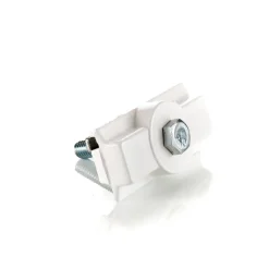 Ivela Skinnesystem > LKM adapter mekanisk, hvid, metal