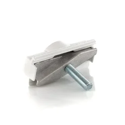 Ivela Skinnesystem > LKM adapter mekanisk, hvid, metal