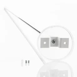 Skinnesystem ^ Ivela LKM ophæng fast 100 cm, plade 6 cm