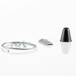Skinnesystem ^ Ivela LKM rebophæng 200 cm, plade 6 cm, sort