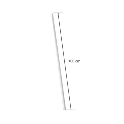 Ivela Skinnesystem > LKM skinneafdækning, hvid, længde 100 cm