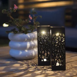 STAR TRADING Dekorationsbelysning > Izola Mini LED-solcellelampe i sæt af 3