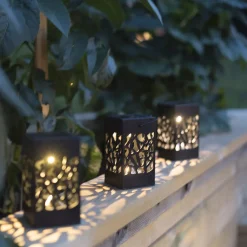 STAR TRADING Dekorationsbelysning > Izola Mini LED-solcellelampe i sæt af 3