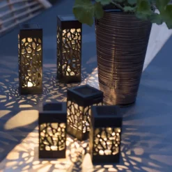 STAR TRADING Dekorationsbelysning > Izola Mini LED-solcellelampe i sæt af 3