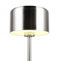 Reality Leuchten Arbejdsrum/Kontor|Bordlamper > Jeff LED-bordlampe, nikkelfarvet, højde 30 cm, metal