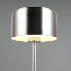 Reality Leuchten Arbejdsrum/Kontor|Bordlamper > Jeff LED-bordlampe, nikkelfarvet, højde 30 cm, metal
