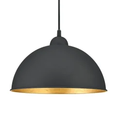 Trio Lighting Skinnesystem > Jimmy hængelampe til DUOline, sort-guld, E27