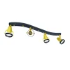 Niermann Standby Loftlamper > Joan loftspot, blå-gul, 70 cm, plast, 4 x GU10