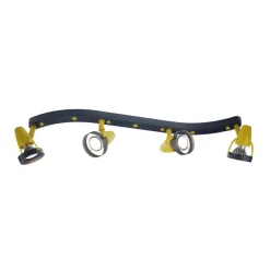 Niermann Standby Loftlamper > Joan loftspot, blå-gul, 70 cm, plast, 4 x GU10