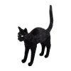 SELETTI Dekorationsbelysning > Jobby The Cat deko LED-bordlampe, sort