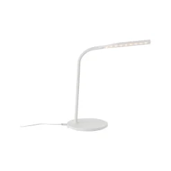 Arbejdsrum/Kontor ^ Brilliant Joni LED-bordlampe, hvid, højde 34 cm, CCT, dæmpbar