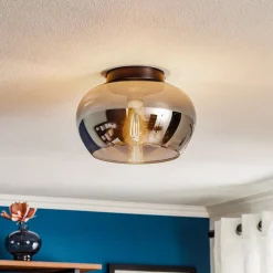 Lucide Loftlamper > Judi loftslampe af glas, Ø 30,5 cm