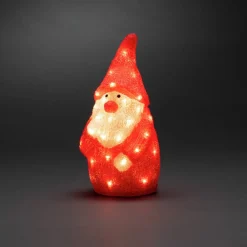 Konstsmide Christmas Dekorationsbelysning|Julepynt > Julemand LED-dekorationsfigur rød IP44 højde 38 cm