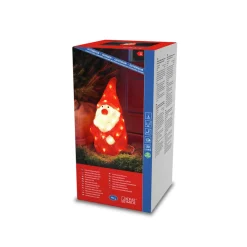 Konstsmide Christmas Dekorationsbelysning|Julepynt > Julemand LED-dekorationsfigur rød IP44 højde 38 cm