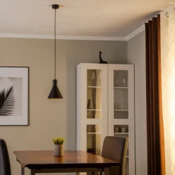TK Lighting Pendellamper > Jump-pendel, sort, Ø 20 cm