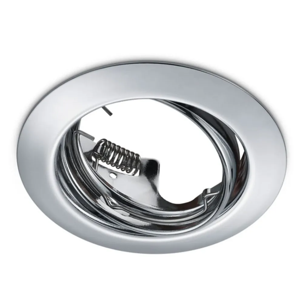 Trio Lighting Loftlamper|Indbygningsspots > Jura indbygningslampe, rund, krom